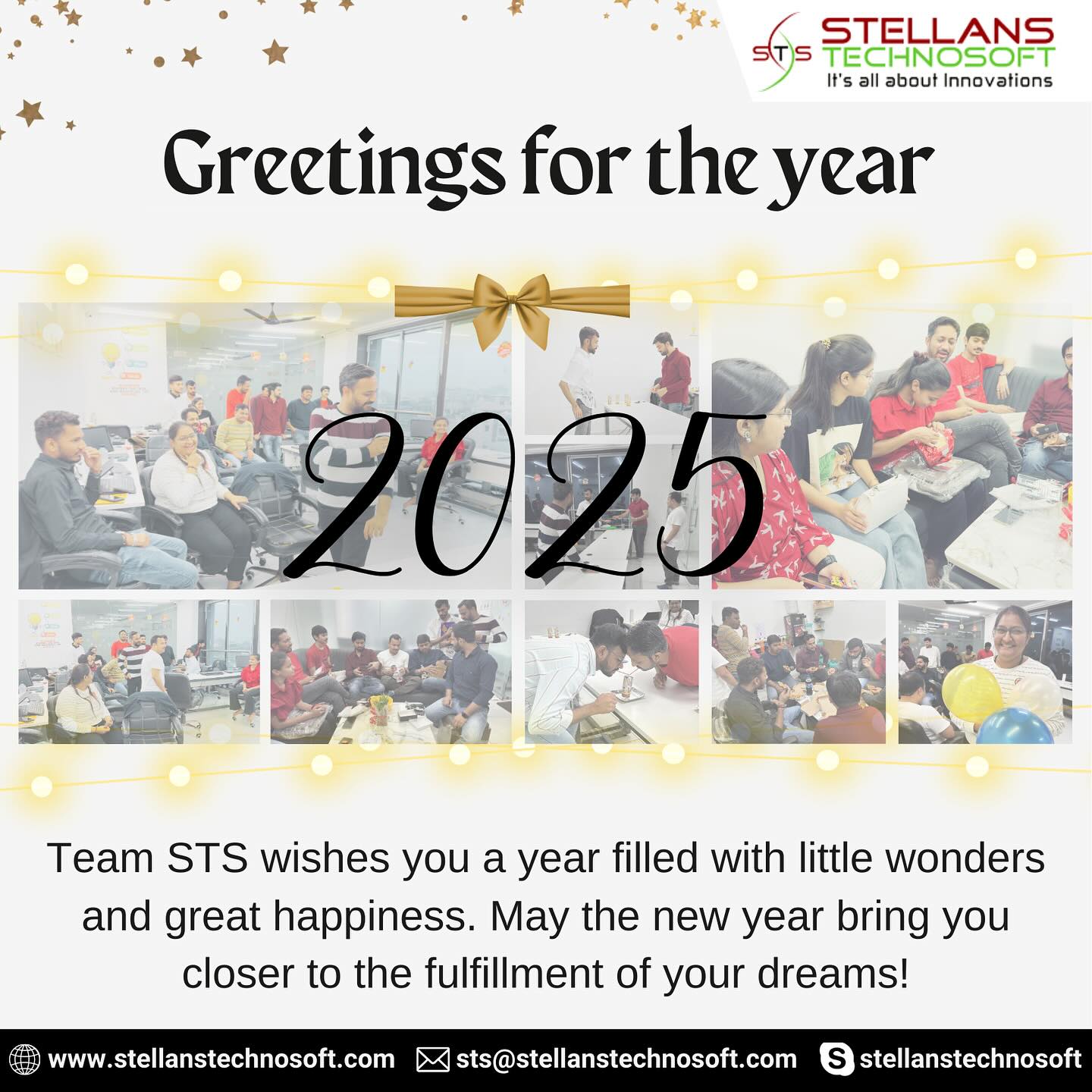 New Year Celebration with the team